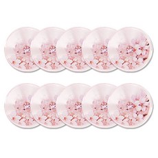 珍珠水鑽寶石亮點鈕扣 Acacia 13mm, 10個, 粉紅色