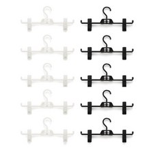 連接式環形褲子衣架 10個組, 隨機發貨, 1套