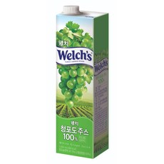 웰치 청포도 주스, 1L, 1개