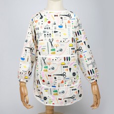 BEBE CHOUETTE 兒童防水長袖美術罩衫