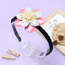 絲綢之路 一見 珍珠花 韓服髮帶