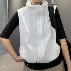 Elsso 女用防風連帽拉鍊高爾夫背心