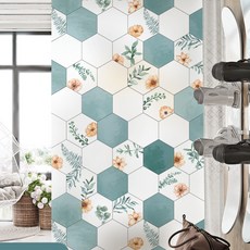 窗戶室內裝飾透明貼紙, 04 04 橙花