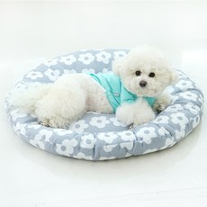 레드퍼피 반려동물 에블렛 원형쿠션, 혼합색상, 1개