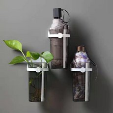 camaneu 家用分離式雨傘架 瀝水盤雨傘桶, 黑色, 3個