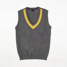 gyobokmall 黃色麻花紋校服背心