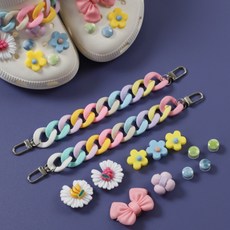 花朵洞洞鞋裝飾配件組 13入