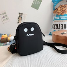 하라로이 아동용 크로스 핸드폰 가방 동그란눈표정