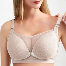 壓紋前扣式哺乳內衣