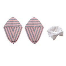 柔軟髮巾 SG27 2條+洗臉帶, 6型, 1套