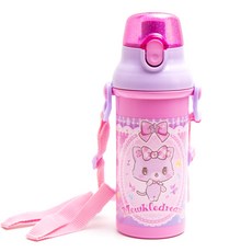 Skater 兒童銀離子水壺 PSB5SANAG, 粉色 貓咪款, 480ml