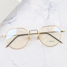TheBrille 多角形β鈦眼鏡框