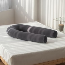 SaenghwalBaekseo Q彈長抱枕 U字型, 灰色
