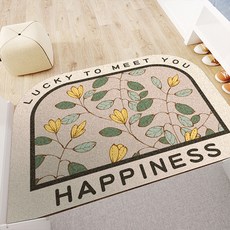 亮麗北歐風圓頂造型PVC玄關入口門墊, B01