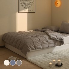 韓國 amante 牛奶燈芯絨超細纖維冬被枕頭套組