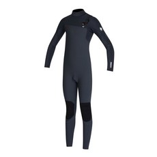 O'NEILL 男性 Hyperfreak Fire 胸前拉鍊 全身防寒衣 3/2mm 5522OA, FP7 GUNMTL, BLACK, BLACK