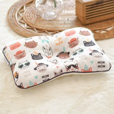 ahtty blanc 雙面一體式防扁頭枕, 1個, 貓咪朋友