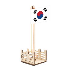 Teachers STEAM 太極旗 國旗升降臺 製作 科學實驗套組 E-51A, 5套
