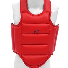 跆拳道胸部保護帶, 紅色的