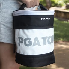 PGA TOUR 日常保冷袋 FREE, 白黑色, 5L