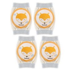 Yomilock 兒童護膝, 黃色狐狸款, 2組