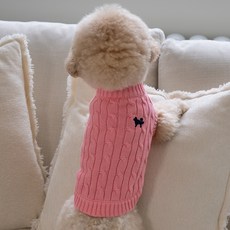 DOG-i 狗狗 寵物純棉針織衫, 粉紅色