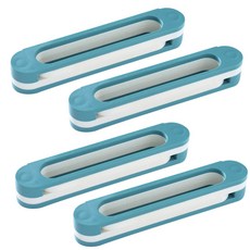 모나코올리브 무타공 3단 폴딩 슬리퍼 홀더, 터키블루, 4개