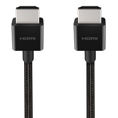 belkin 貝爾金 Fabric 4K HDMI 傳輸線 AV10176bt 黑色, 1m, 1條