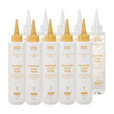 amos PROFESSIONAL Whipping Curly Perm Agent 1 150ml x 5p + Agent 2 150ml x 5p, 1套