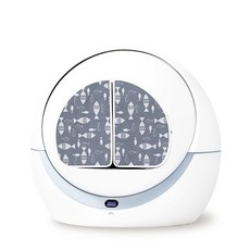 Dicle 寵物貓廁所專用遮簾, 魚紋