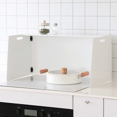 Nature Living 瓦斯爐電磁爐擋油板+專用置物架+收納袋組, 1個