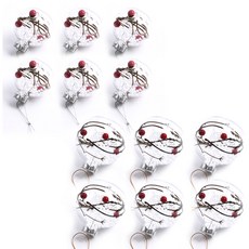 PARTYHAE 裝飾樹裝飾球 8cm x 6p + 6cm x 6p, 透明度