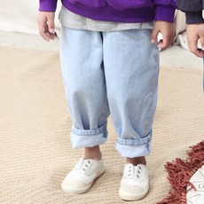 CHOCOMONG 兒童繭型牛仔長褲