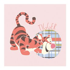 I LOVE PAINTING 小熊維尼系列DIY繪畫組 25*25cm, 快樂跳跳虎