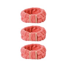 The Grand 可愛絲絨髮帶, 深粉紅色, 3個