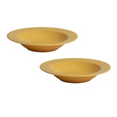 ROCOLIVING Ritz 義大利麵碗, 黃色, 2個