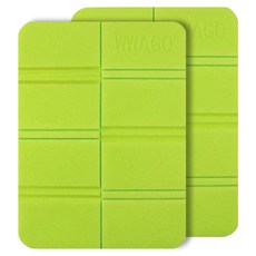 르블랑 초경량 휴대용 접이식 등산 방석 CP015 2p, 형광