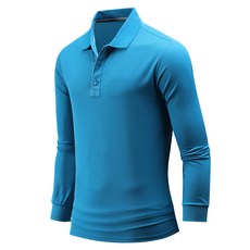 다꾸앙 남성용 냉감 통기성 티셔츠 긴팔 카라티 E02K9_tp3682