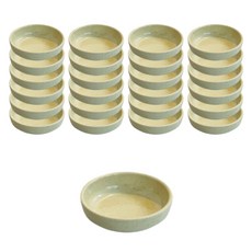 abm 東光密胺 K 大理石紋陶瓷高腳 3分隔盤 25入, 米色