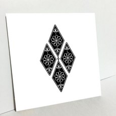 HTP 傳統花紋瓷磚 花朵圖案 K0996 9906, 1個