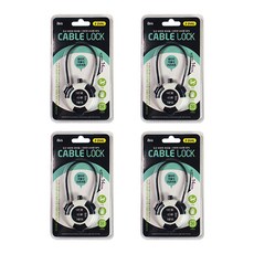 ibis 3 錶盤電纜掛鎖黑色 SP09844, 4個