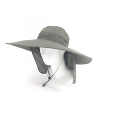 GGOGGOMI 大簷防曬登山帽, 卡其色