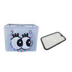 뷰레이터닷컴 왕눈이 물빠지는 목욕가방 받침대세트, 그레이