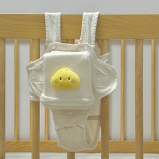 베이비소풍 올인원 뒤집기 방지 쿠션, 병아리