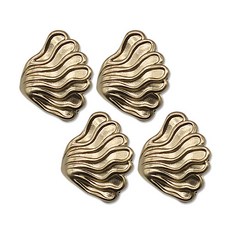 大衣 開襟衫鈕扣 Ne-rong 31mm, 金色, 4個