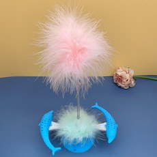 Locus貓咪旋轉玩具 27.8*11.5cm, 1個, 藍色