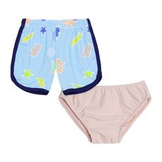 URAVI 男孩童浮潛防護泳褲+防水內褲