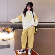 女童Mountain Studio春秋款運動褲套裝