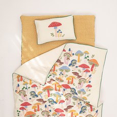 엘레나하임 릴라임 자장자장 사계절용 낮잠이불 세트 분리형, 머쉬룸 팝