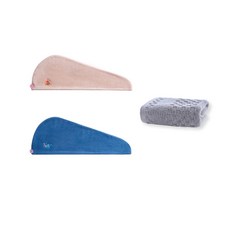 소프트 헤어 타월 SG01 2종 + 세면타월 세트, 타입6, 1세트